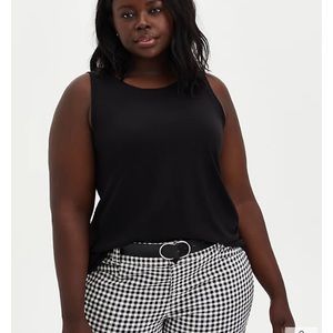 NWT Torrid 4X Triblend Jersey Black Vintage Tank